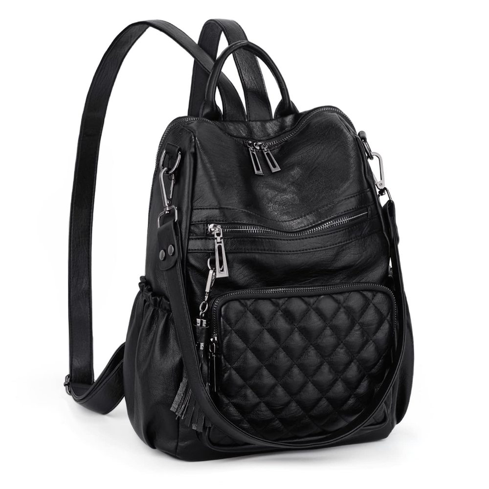 Women Backpack Purse Leather Vegan Ladies Fashion Designer Rucksack🥰